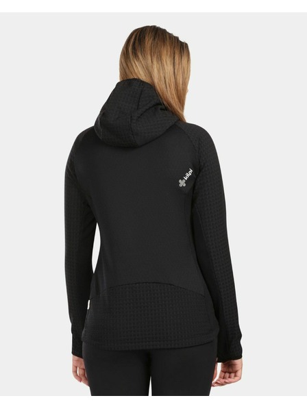 Kilpi Damen-Fleece-Kapuzenjacke Kilpi FRENSIS-W Schwarz