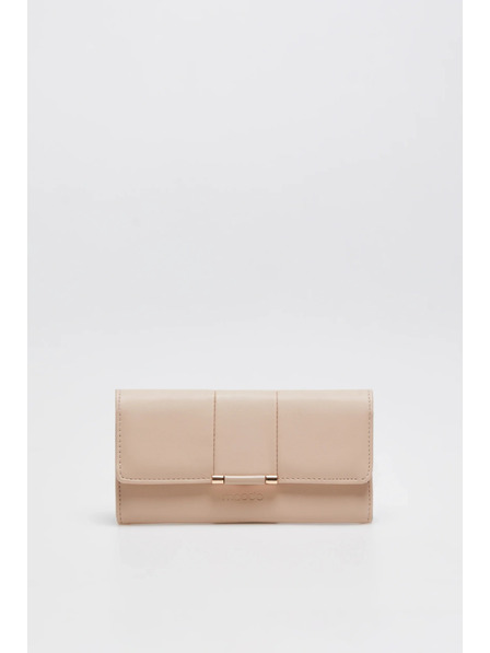 Moodo Große beige Geldbörse Moodo
