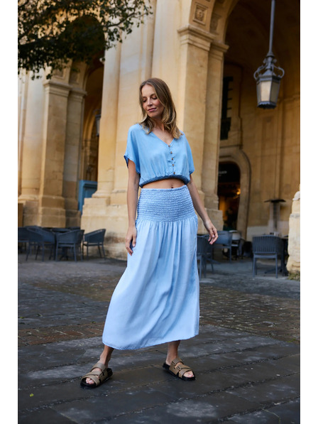 Moodo Lyocell-Rock blau Moodo