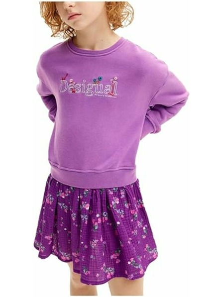 Desigual Mädchen-Kleid Desigual in Violett