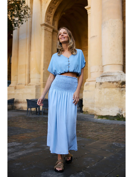 Moodo Lyocell-Rock blau Moodo