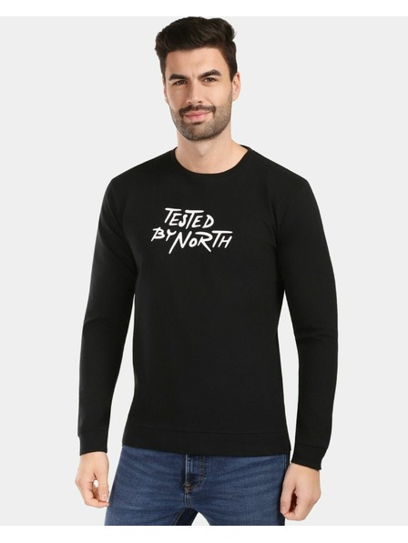 Kilpi Herren-Baumwoll-T-Shirt mit Langarm Kilpi BASE-M Schwarz