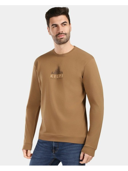 Kilpi Herren-Baumwoll-T-Shirt mit Langarm Kilpi BASE-M Braun