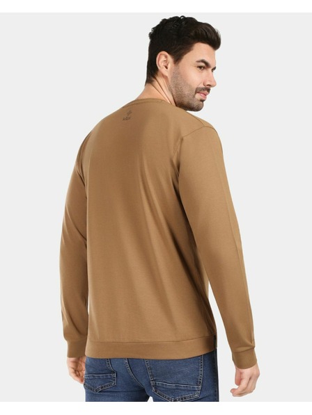 Kilpi Herren-Baumwoll-T-Shirt mit Langarm Kilpi BASE-M Braun