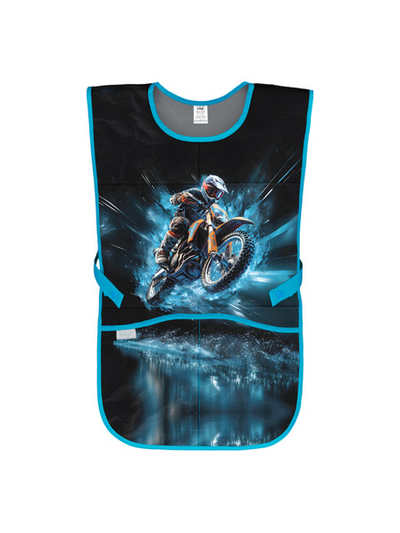 BAAGL  Blaue Kinderschürze Motorrad Baagl