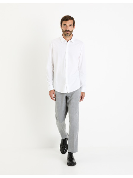 Celio Weißes Herrenhemd Celio