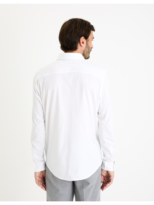 Celio Weißes Herrenhemd Celio