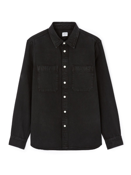 Celio Schwarzes Herren-Baumwollhemd Celio Janime