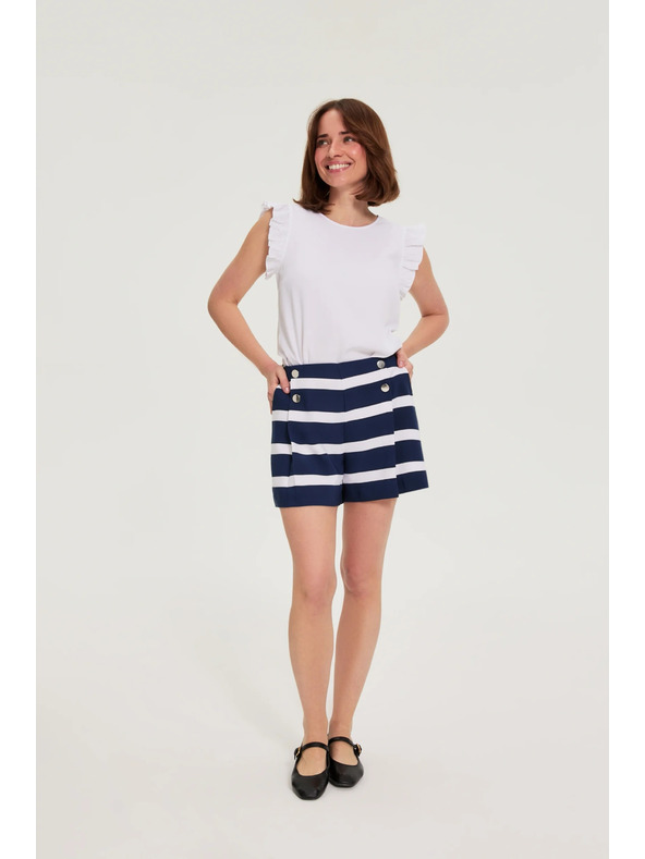 Moodo Hemd mit Rüschen weiß Moodo