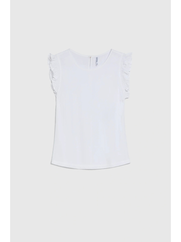 Moodo Hemd mit Rüschen weiß Moodo