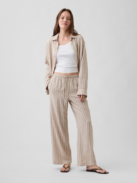 GAP Leinenhose Wide-Leg GAP