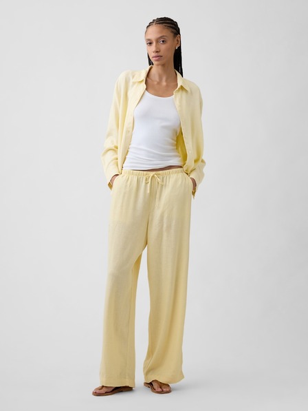 GAP Leinenhose Wide-Leg GAP