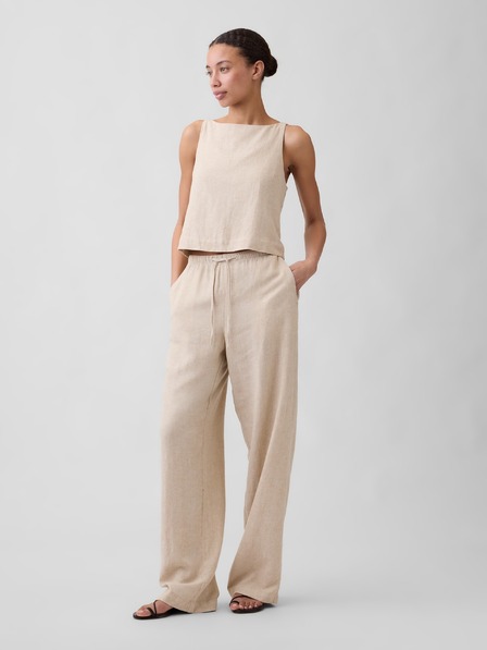 GAP Leinenhose Wide-Leg GAP