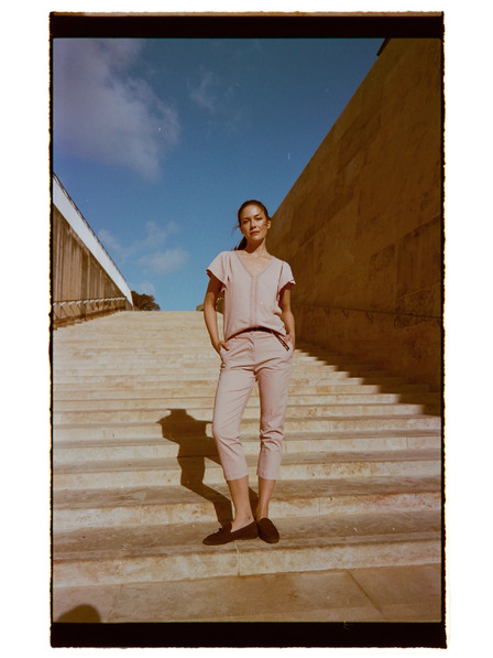 Moodo Rosa Anglerhose Moodo