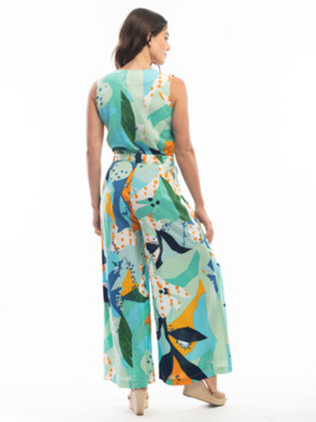 Orientique Türkis gemusterter Damenoverall