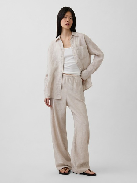 GAP Leinenhose Relaxed Wide-Leg GAP