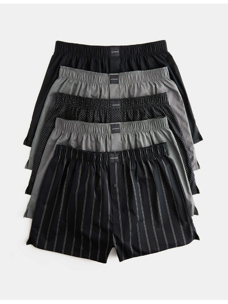 Marks & Spencer Gewebte Supima® Boxershorts mit hohem Baumwollanteil, 5er-Pack Marks & Spencer schwarz