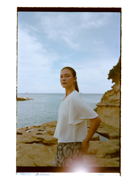 Moodo Hemd mit breiten Ärmeln weiß Moodo