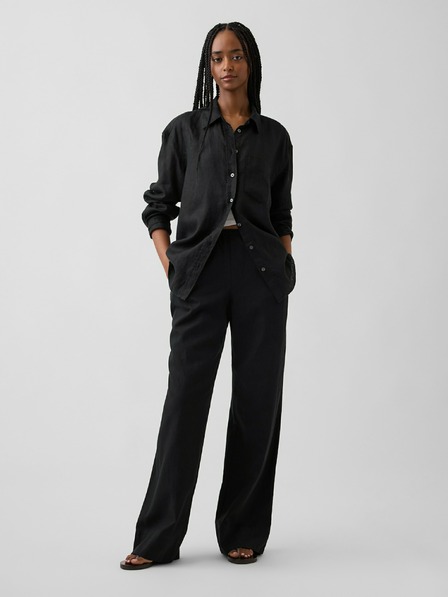 GAP Leinenhose Relaxed Wide-Leg GAP