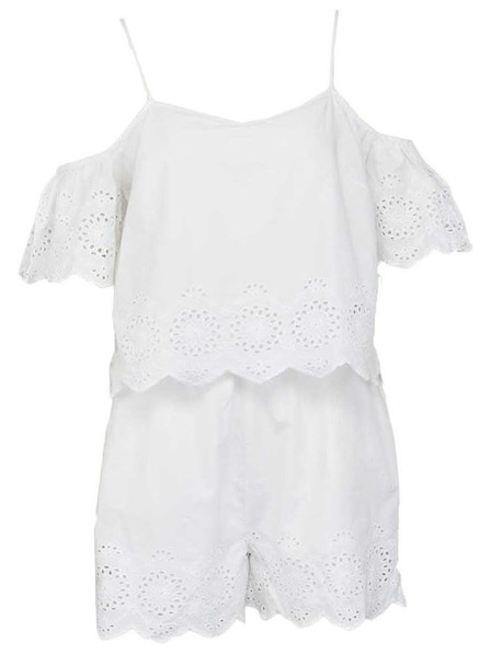 CAMAIEU Weißer Overall CAMAIEU