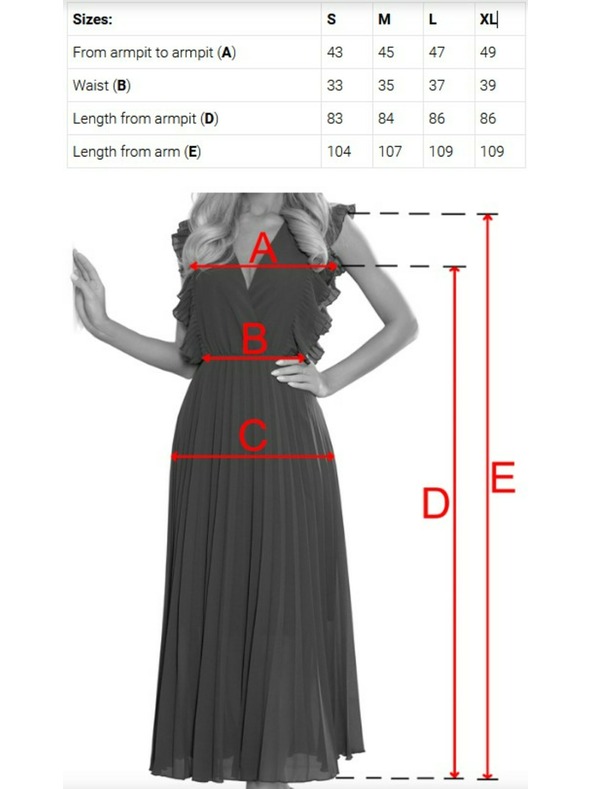 numoco Chiffonkleid mit Spitzenausschnitt - grün Numoco LINDA