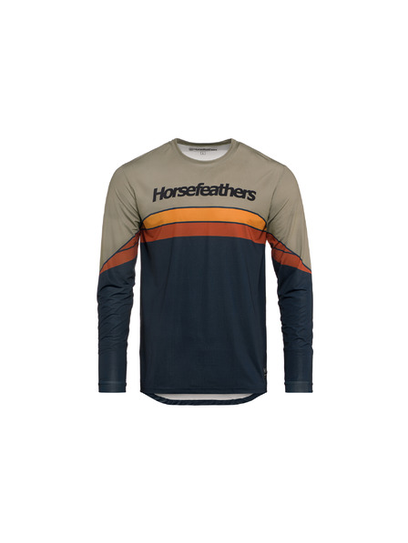 Horsefeathers Bike Trikot Quantum LS - indigo/taupe
