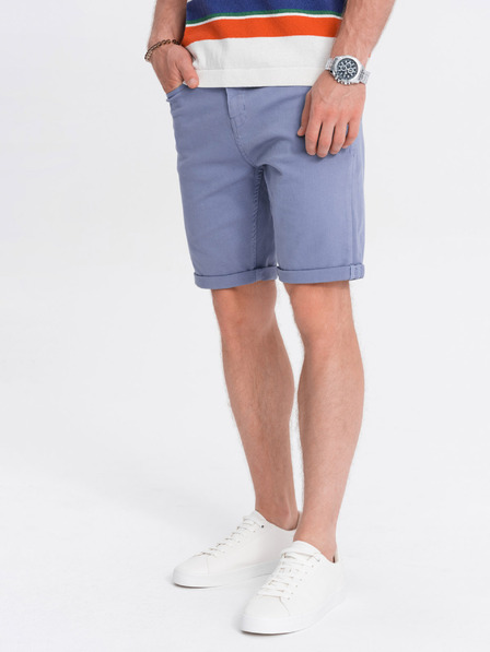 Ombre Clothing Hellblaue Freizeitshorts für Herren Ombre Clothing W303