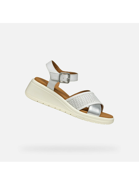 Geox Weiße Damensandalen Geox Meliconia