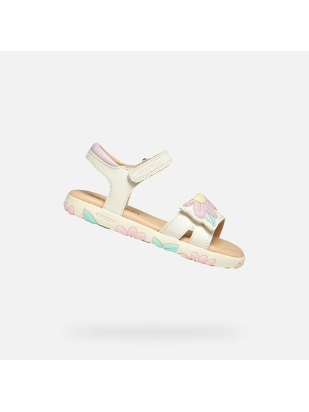 Geox Weiße Mädchensandalen Geox Sandal Haiti