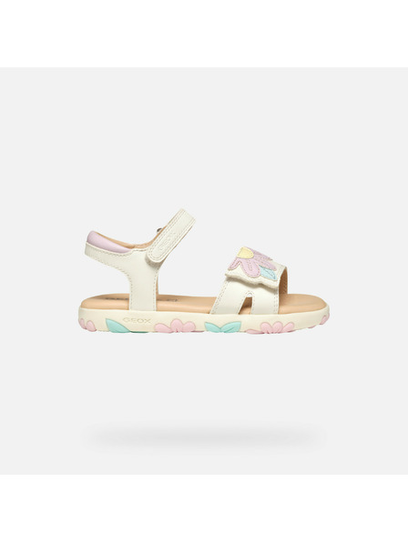Geox Weiße Mädchensandalen Geox Sandal Haiti