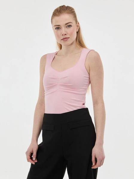 Orsay Hellrosa Damentop mit Raffung ORSAY