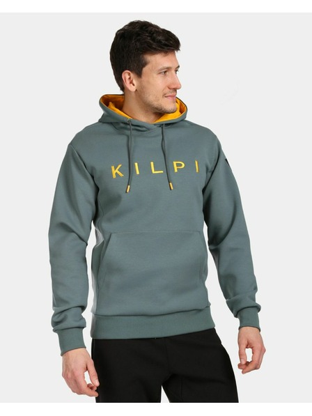 Kilpi Herren Baumwoll-Kapuzenpullover Kilpi SALAMANA-M Dunkelgrün