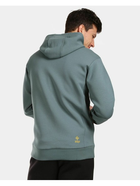 Kilpi Herren Baumwoll-Kapuzenpullover Kilpi SALAMANA-M Dunkelgrün