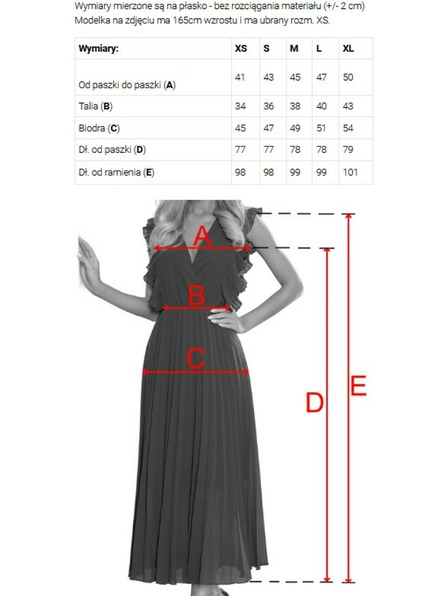 numoco NINA Elegante Kleid mit Wickelausschnitt, Ärmel und Gürtel - beige mit Glitzer