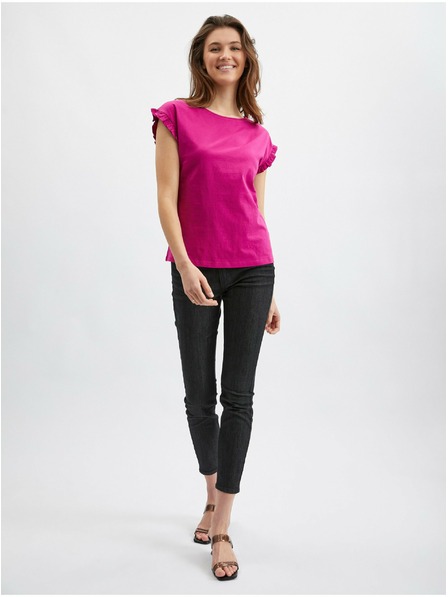 Orsay Dunkelrosa Damen-Poloshirt ORSAY