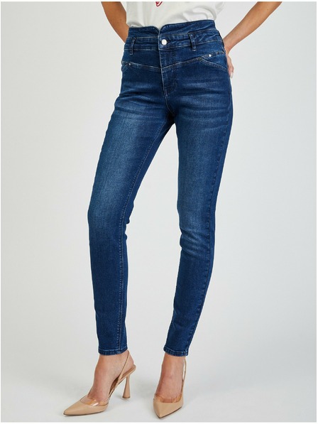 Orsay Dunkelblaue Skinny Fit Jeans Damen ORSAY