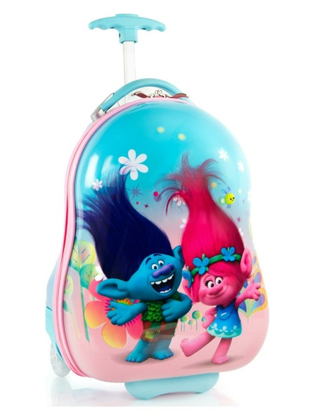 Heys Blauer Heys Kids Trolls Turquoise Reisekoffer