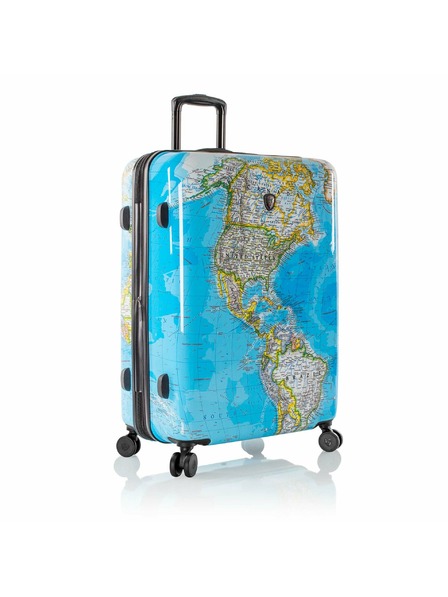 Heys Blue Patterned Travel Suitcase Heys Journey 3G L