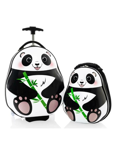 Heys Kinderkoffer Heys Travel Tots Panda – Set aus Rucksack und Koffer