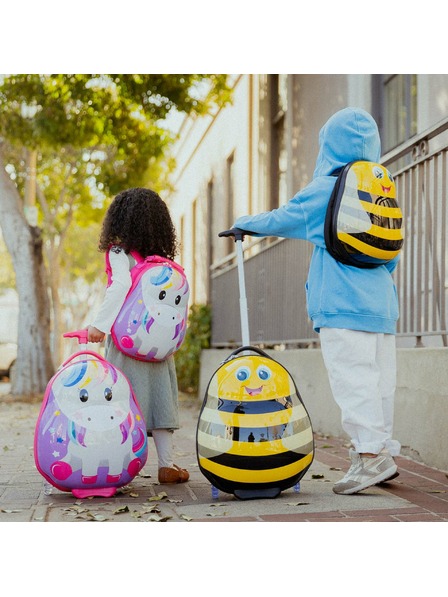 Heys Kinderkoffer Heys Travel Tots Bumble Bee – Set aus Rucksack und Koffer