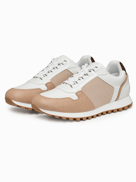 Ombre Clothing Schuhe OM-FOSL-0243 - weiß/sand Ombre Clothing