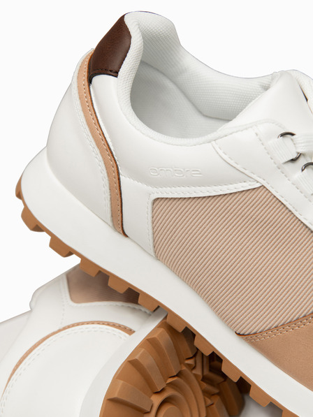 Ombre Clothing Schuhe OM-FOSL-0243 - weiß/sand Ombre Clothing