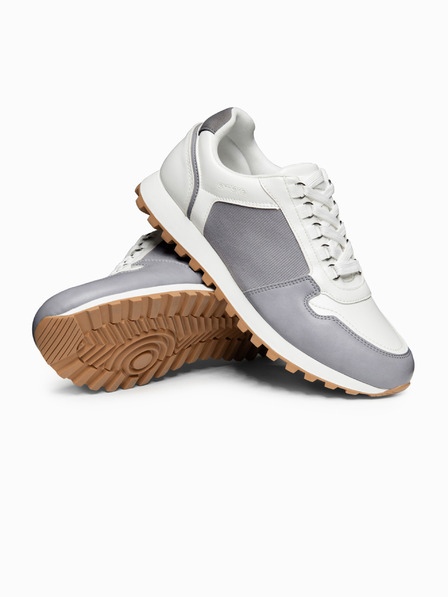 Ombre Clothing Schuhe OM-FOSL-0243 - weiß/hellgrau Ombre Clothing