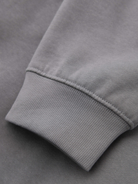 Ombre Clothing Herren Jogginghose BASIC mit Rippe an den Beinen - grau V8 OM-PABS-0305 Ombre Clothing