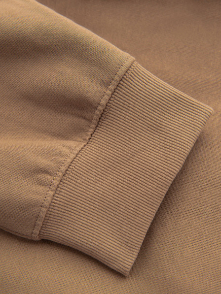 Ombre Clothing Herren Jogginghose BASIC mit geripptem Bein - braun V2 OM-PABS-0305 Ombre Clothing