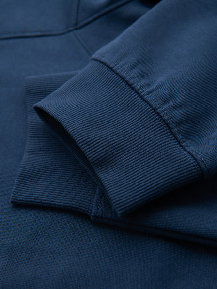 Ombre Clothing Herren-Jogginghose BASIC mit geripptem Bein - dunkelblau V4 OM-PABS-0305 Ombre Clothing