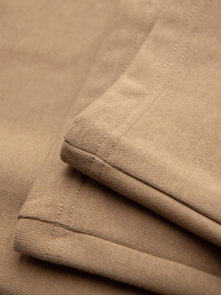 Ombre Clothing Herren Baumwoll Jogginghose BASIC mit ungefüttertem Bein - braun V2 OM-PABS-0304 Ombre Clothing