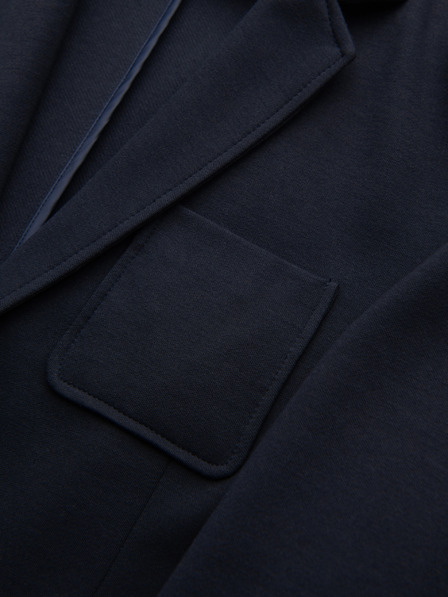 Ombre Clothing Herren Strickjacke Slim Fit mit feiner Textur - Dunkelblau V3 M165 Ombre Clothing