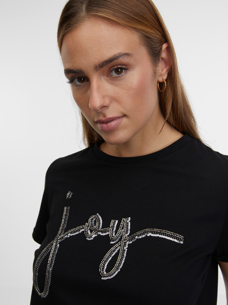 Orsay Schwarzes Damen-T-Shirt ORSAY