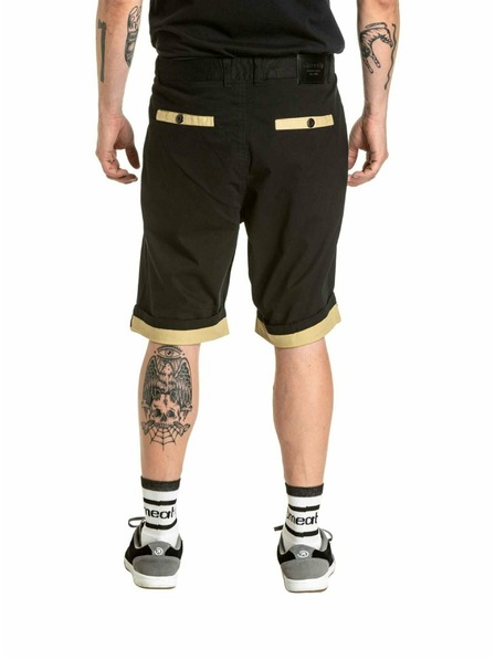 Meatfly Meatfly Herren-Shorts Barry 2.0 Black / Latte